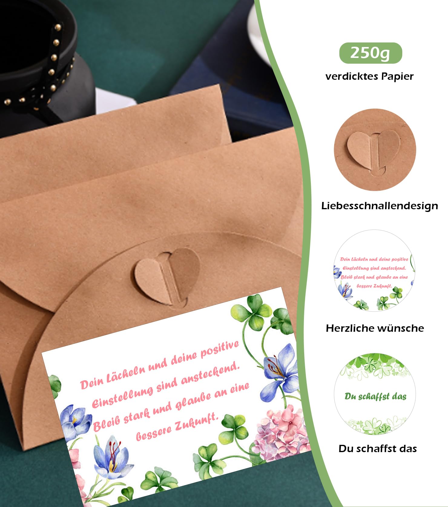 Du Schaffst Das Glücksbringer - Inspirierendes Geschenk Rund Glücksmünze - Gute Besserung Geschenke für Krebspatienten, Aufmunterung Geschenke für Familie und Freunde