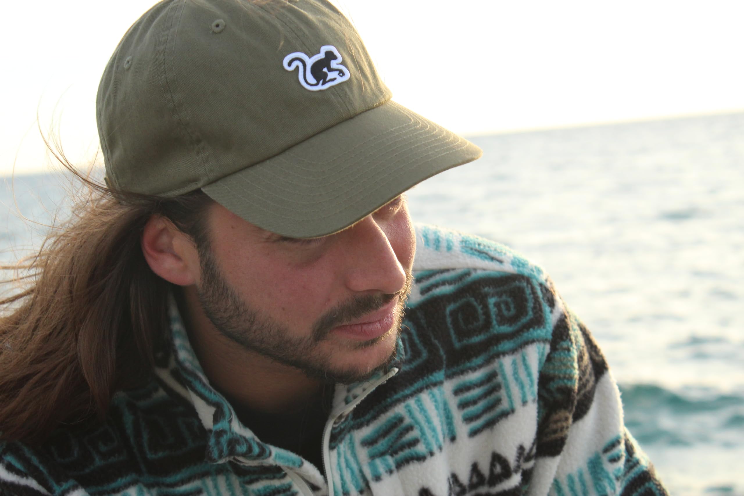 Surf Monkey Casquette de baseball Classic - Casquette Dad en coton - Taille unique - Coton biologique