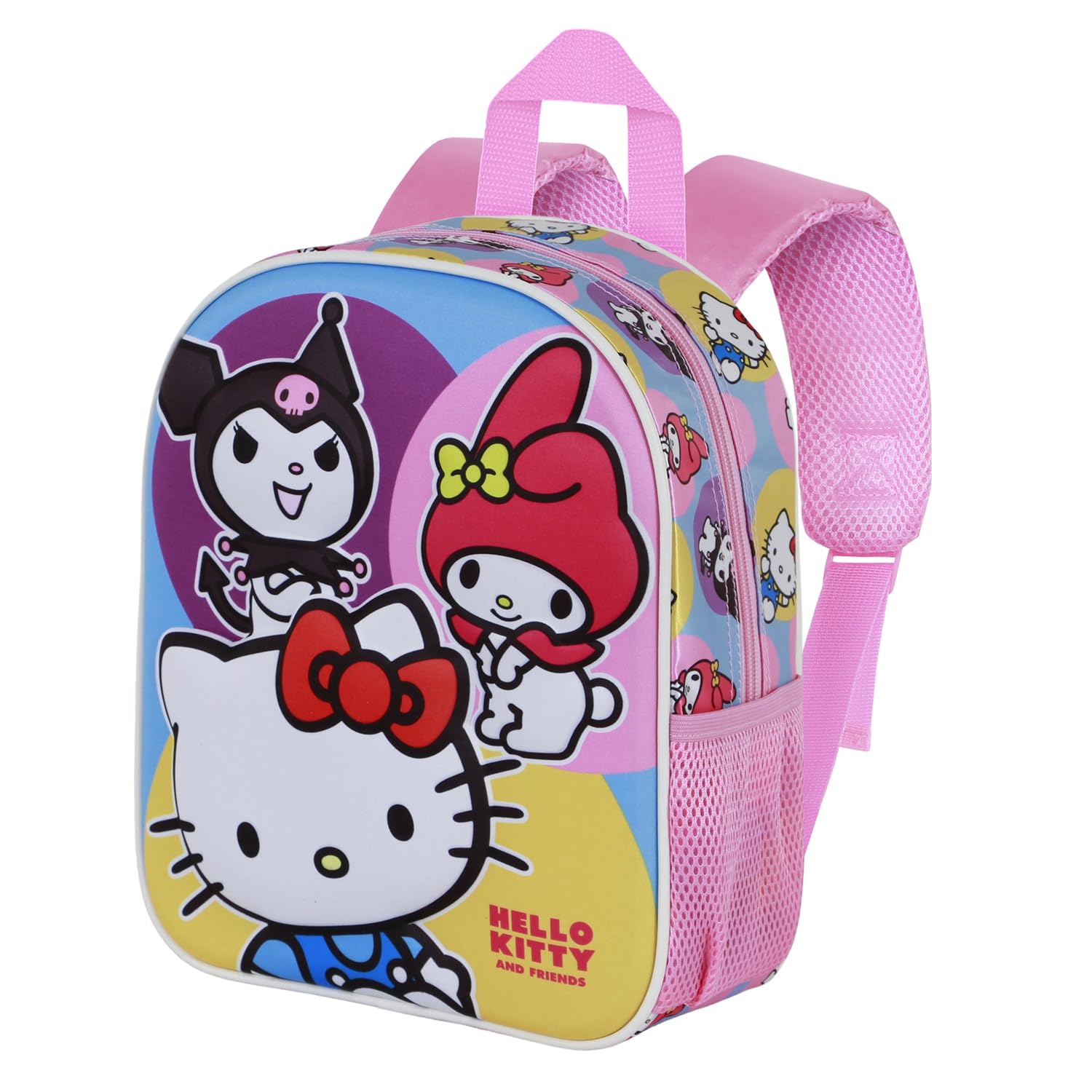 Hello Kitty Happy-Elite 3D Backpack, Pink, 25 x 30 cm, Capacity 7 L