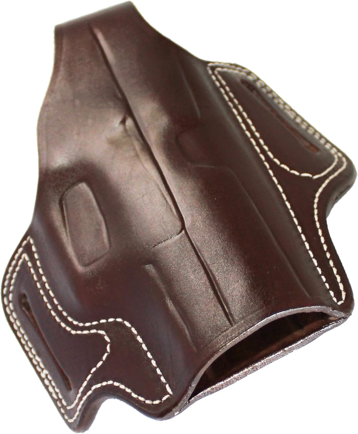 YT HOBBY Handmade Leather OWB Carry Two Slot Thumb Break Gun Holster for CZ P-10C