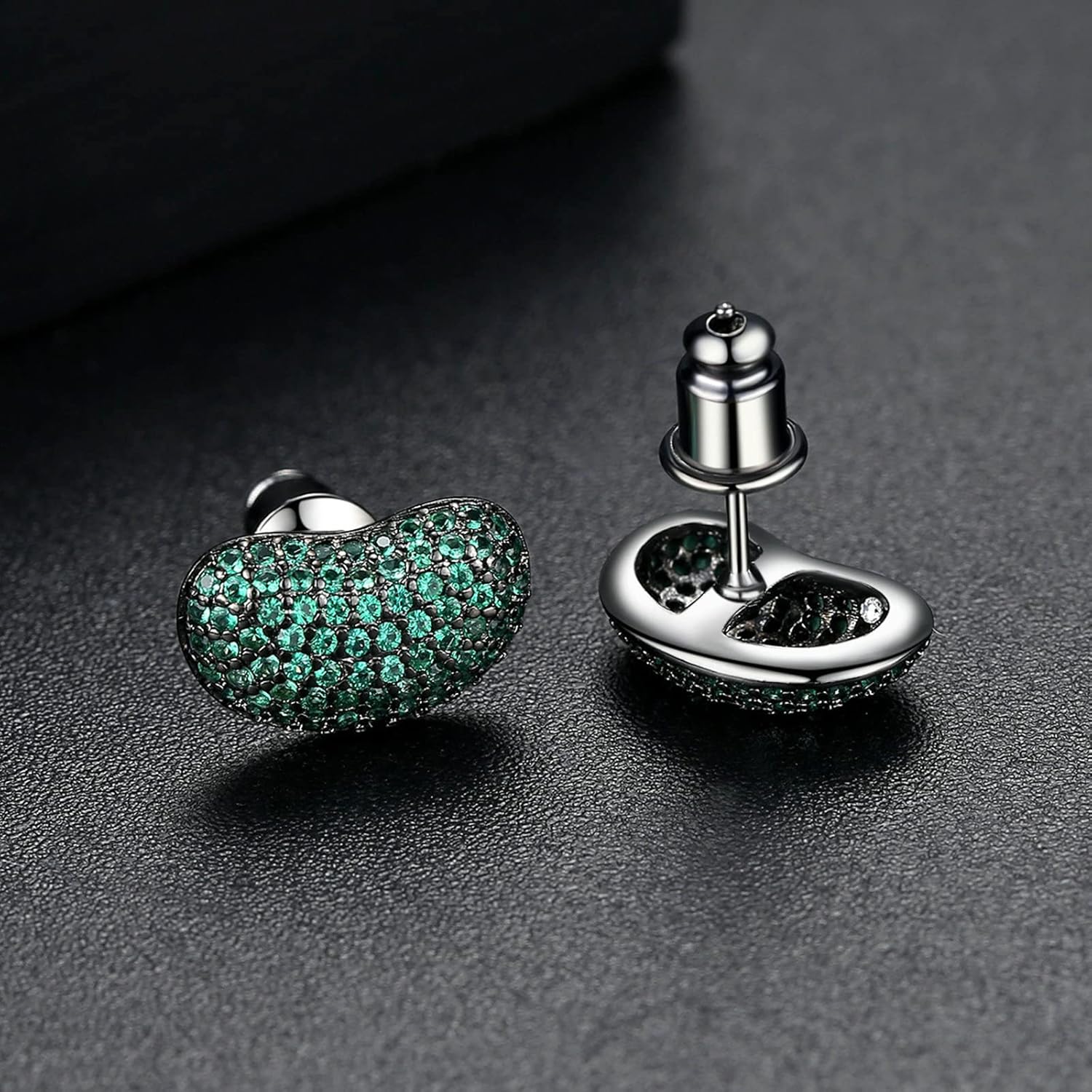 KnSam Orecchini placcati in argento, orecchini classici da donna, con