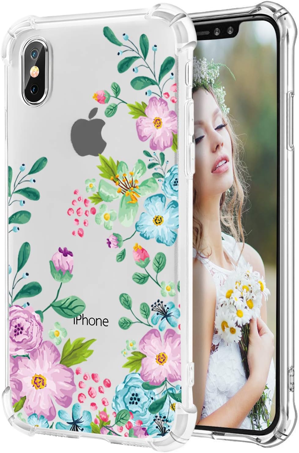 hepix Compatible with iPhone 12 Mini Case iPhone 12 Mini Clear Case, Protective Slim Flexible TPU Cover with Bumpers Anti-Scratch for iPhone 12 Mini 5.4'' 2020