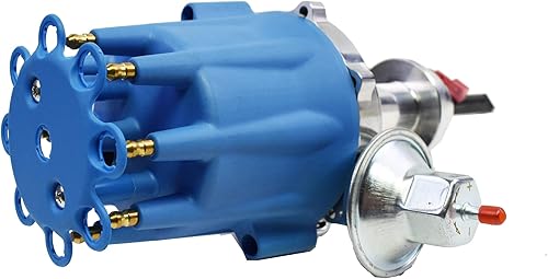 Miniatura 2 de A-Team Performance - Distribuidor R2R listo para funcionar serie Pro - Compatible con Mopar Dodge Chrysler 273 318 340 360, motor V8 (azul)