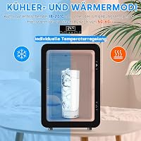 Enventor 10 literes mini hűtőszekrény LCD kijelzővel, fűtés/hűtés funkcióval, autóhoz és irodához 2
