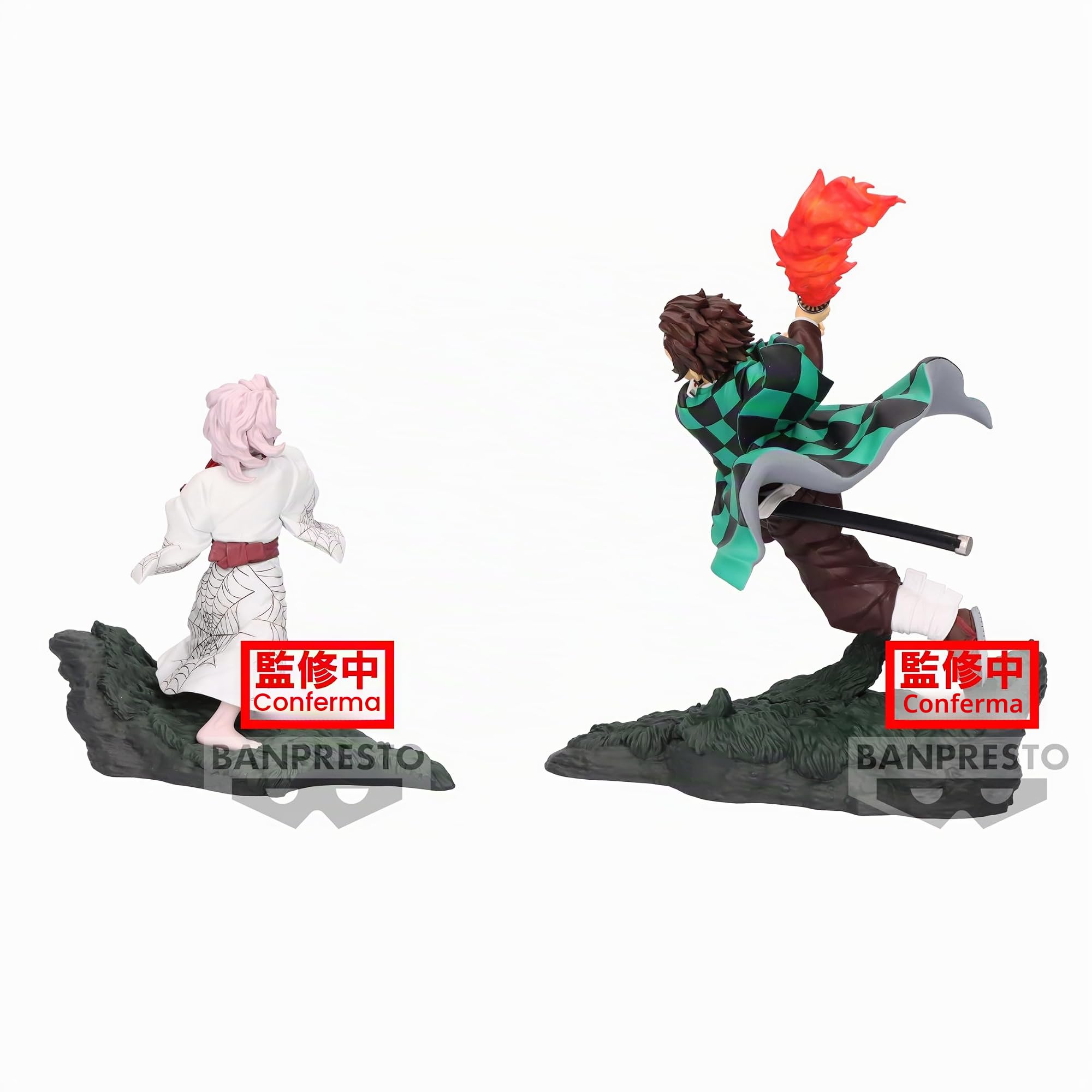 Banpresto Tanjiro Kamado Demon Slayer: Kimetsu No Yaiba - Combination Battle 9 cm, Multicolore, BP89195P
