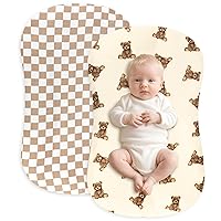 Vista 15 de Funda de tumbona de muselina para bebé de Hooyax, 100% algodón, funda duradera para tumbona de recién nacido, funda suave y transpirable