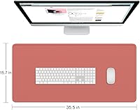 Vista 169 de Dapesuom Alfombrilla grande para mouse, alfombrilla de mouse para juegos extendida con bordes cosidos, alfombrillas de escritorio de tamaño completo