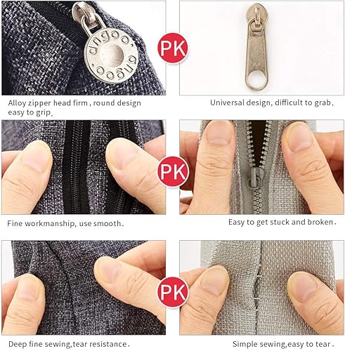 Miniatura 79 de EASTHILL - Cartuchera de gran capacidad, cartuchera simple, material de papelería para la escuela, universidad, oficina, organizador para chicas