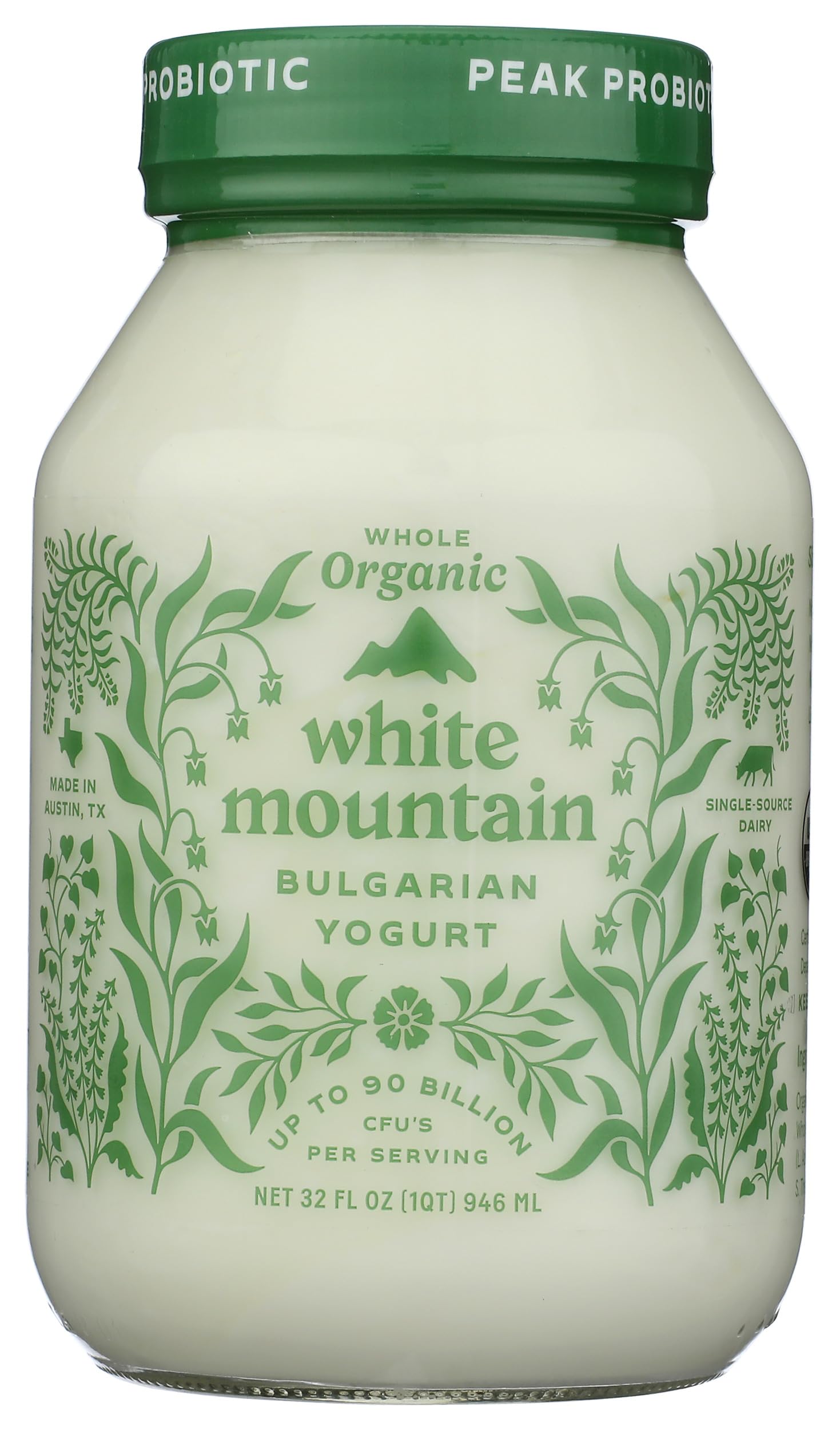 White Mountain, Organic Whole Milk Bulgarian Yogurt, 32 oz