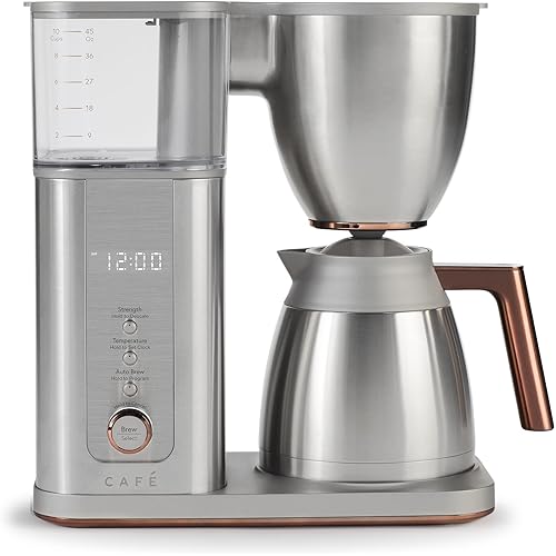 Café Specialty Drip Coffee Maker | 10-Cup Insulated Thermal Carafe | WiFi Enabled Voice-to-Brew Technology | Smart Home Kitchen Essientials | SCA Certified, Barista-Quality Brew | Stainless Steel
