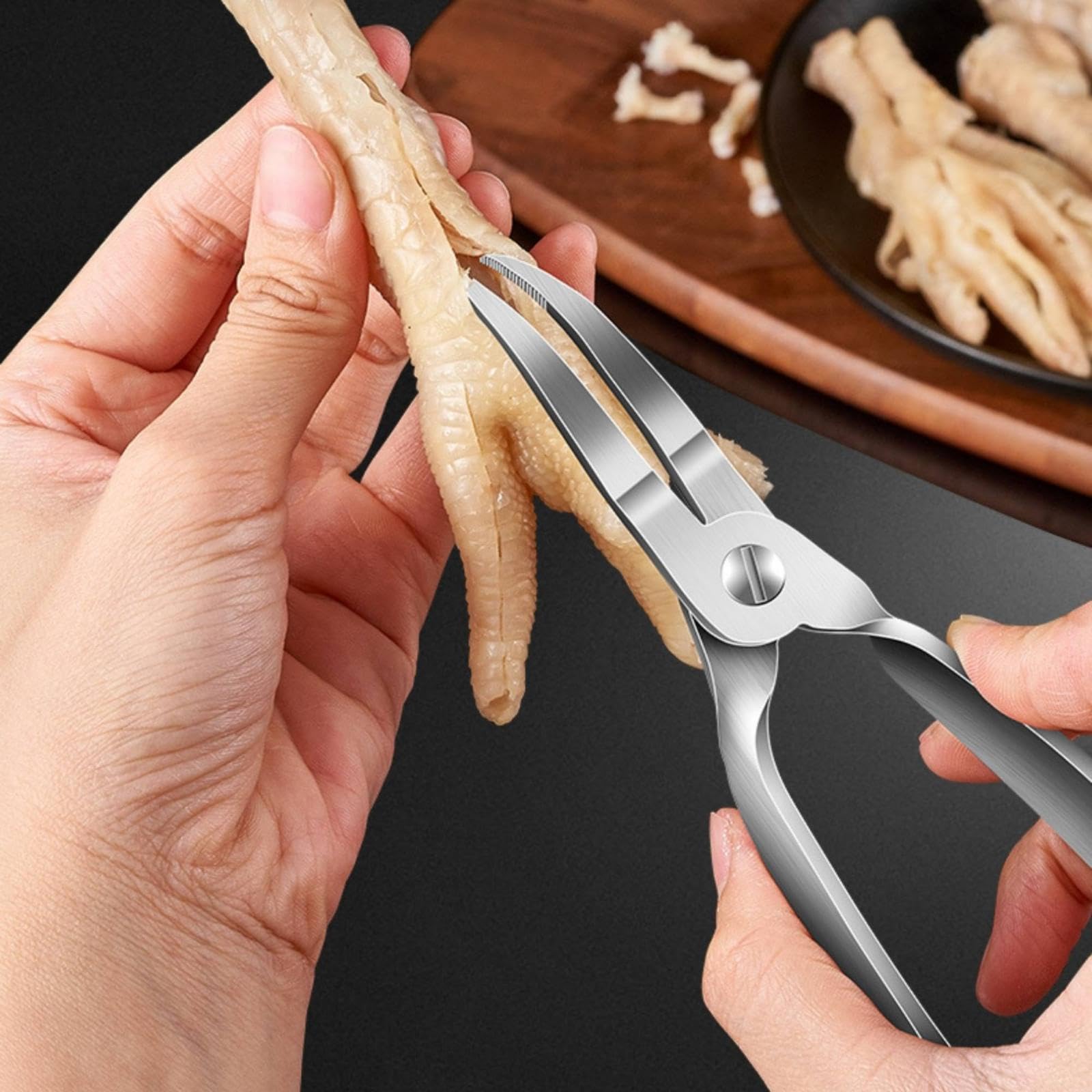 5 Pinze per di Pollo, in Acciaio Inox 304, per Disossare E Preparare Il Cibo, 5 pezzi
