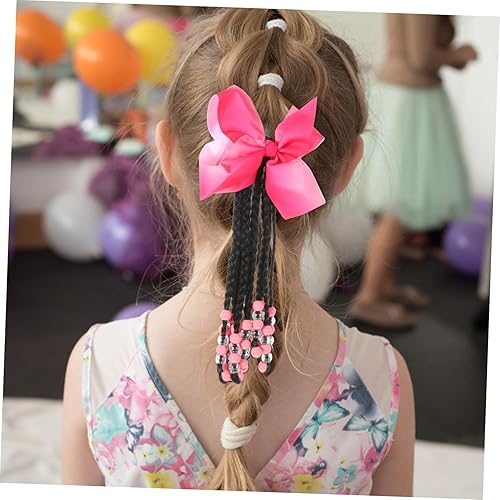 Braided Ponytail Extension Wig | Curly Braids with Bow