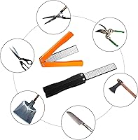 Vista 5 de 2 Pack Garden Tool Sharpener, Folding Pocket Diamond Knife Sharpener 400/600 Grit Double-Sided Scissor, Pruners, Loppers or Blade Sharpening Stone