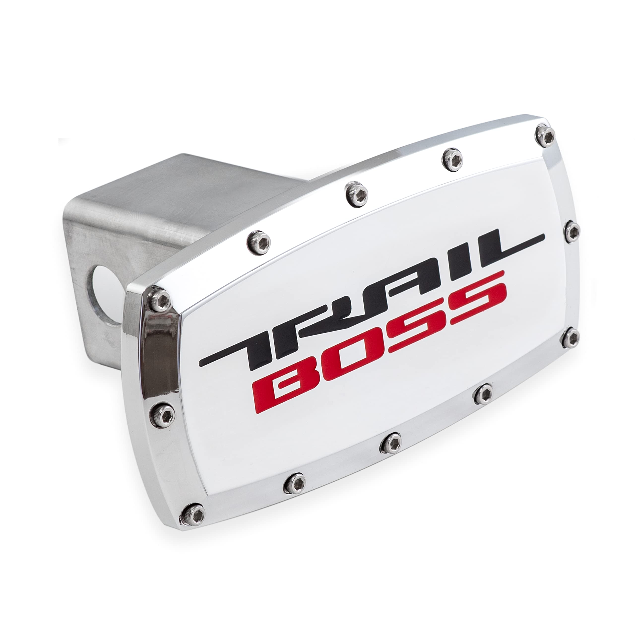 TrailBoss Billet Hitch Cover 2016-2025 Chevrolet Silverado/Colorado truckss, Made in The USA