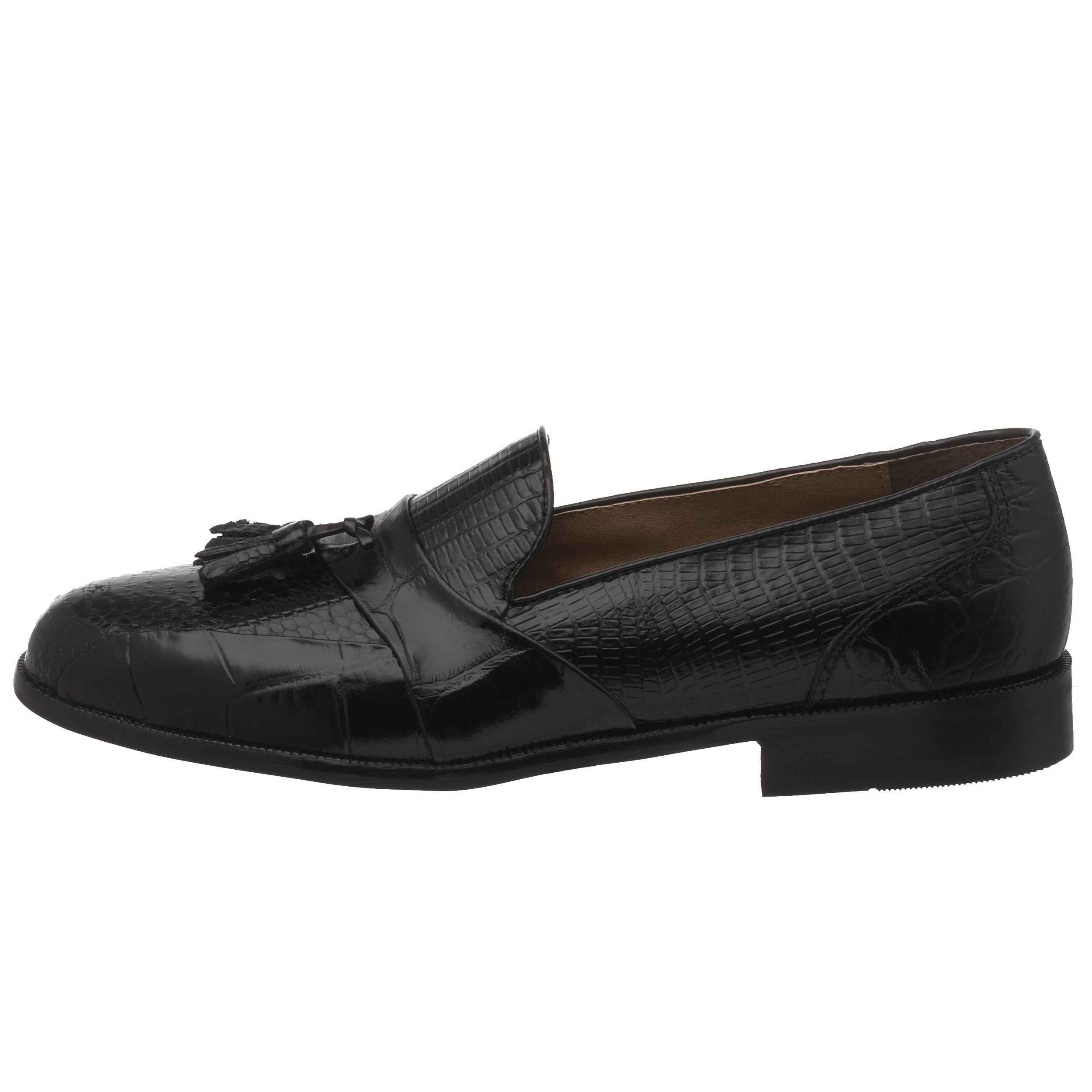 Stacy Adams Mens Alberto Tassel Loafer Black 10 W 