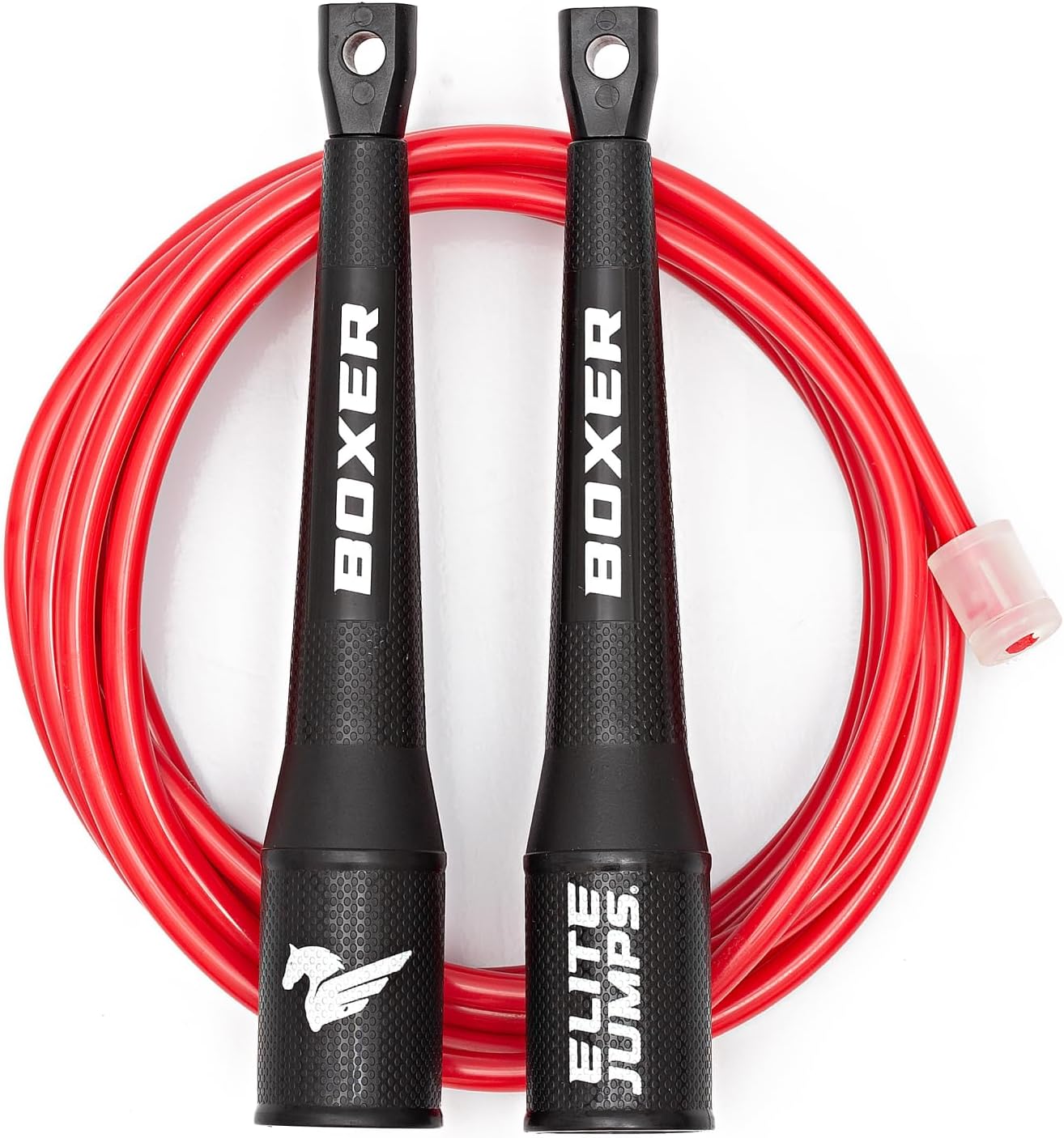 Elite Jumps Boxer 3.0 Jump Rope – Professional Boxing Workout Equipment | Tangle-Free PVC Skipping Rope with Smooth Action Handles | Slip-Resistant Grips for Fitness & Cardio Training