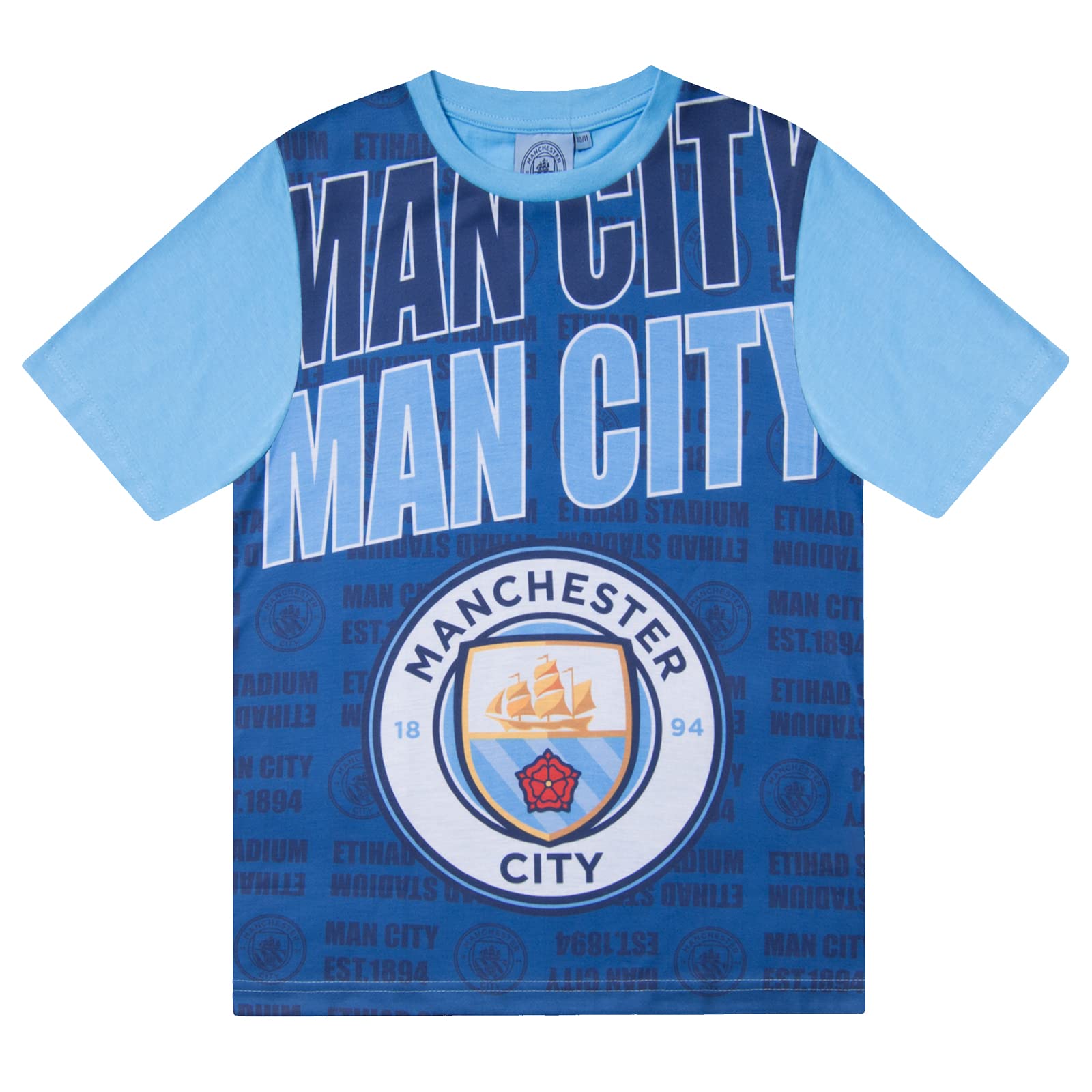 Manchester City FC - Pijama corto para niño - Producto oficial