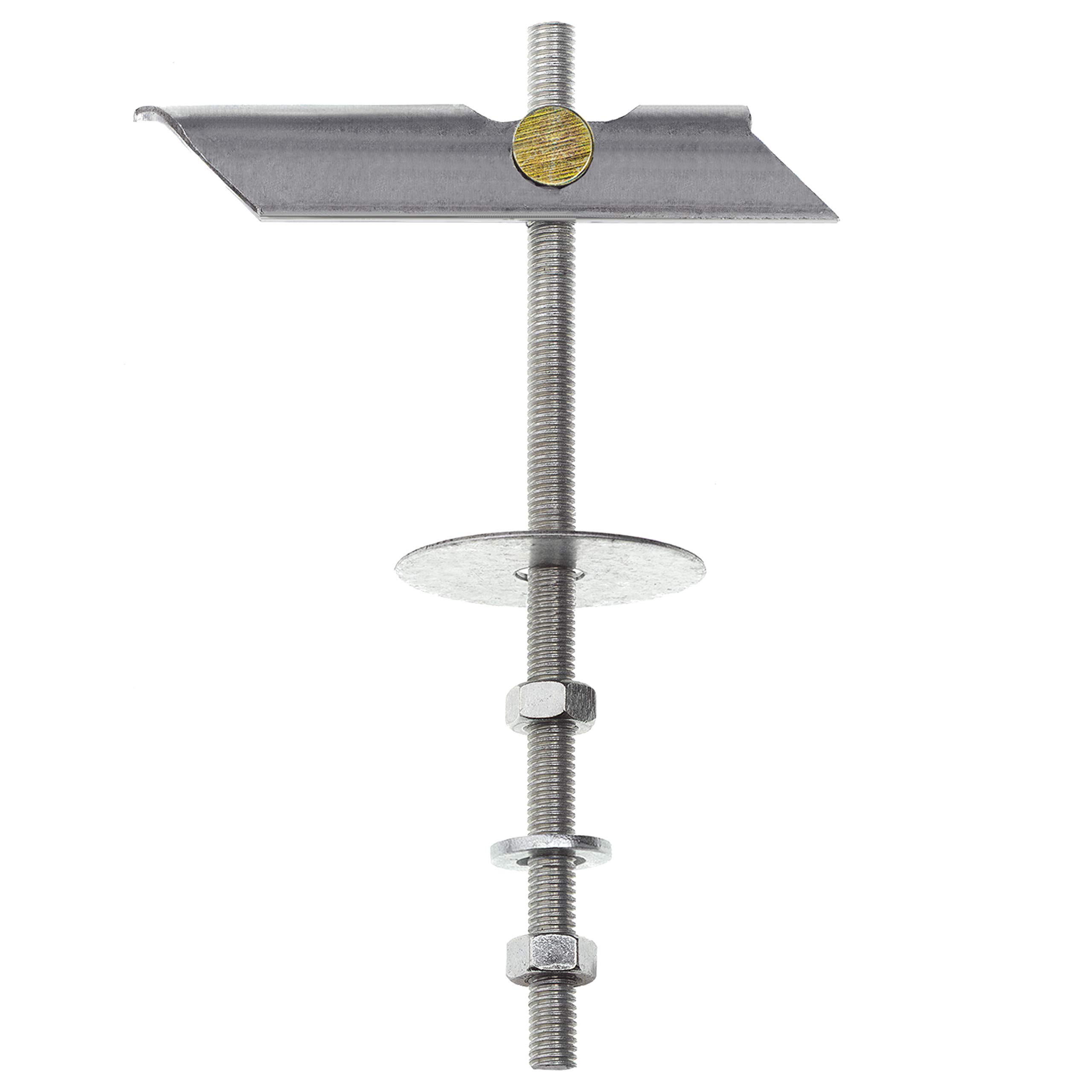 TOX Tapón inclinable Spagat Pro M8 mm, 10 unidades, 023100171, plateado