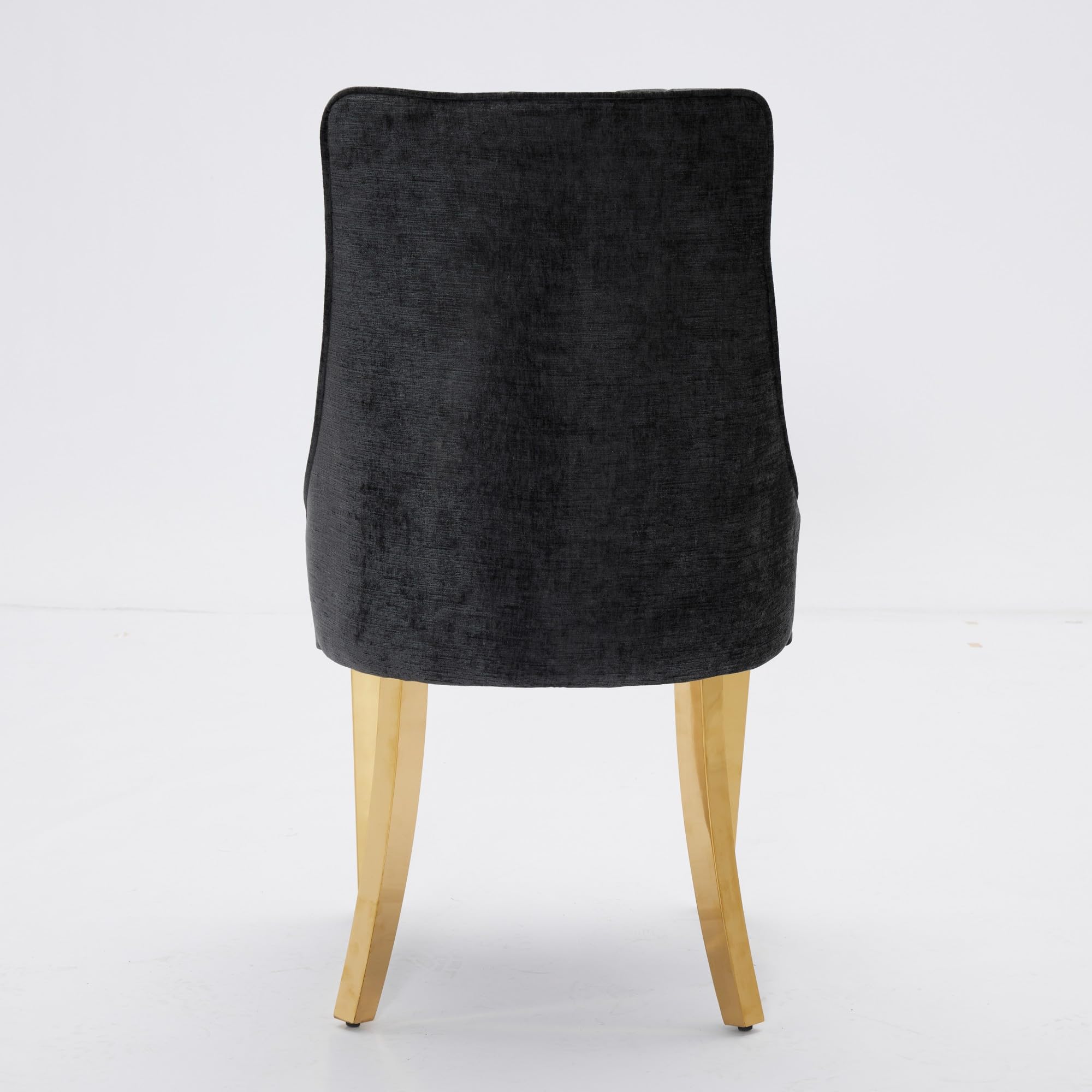 Fasba Silla de Comedor con Respaldo de Tela de Rayón Flocada - Soporte Lumbar Cómodo y Estructura Elástica Triple para Estilo de Vida Lujo Modelo FCLYD-W3223P339325