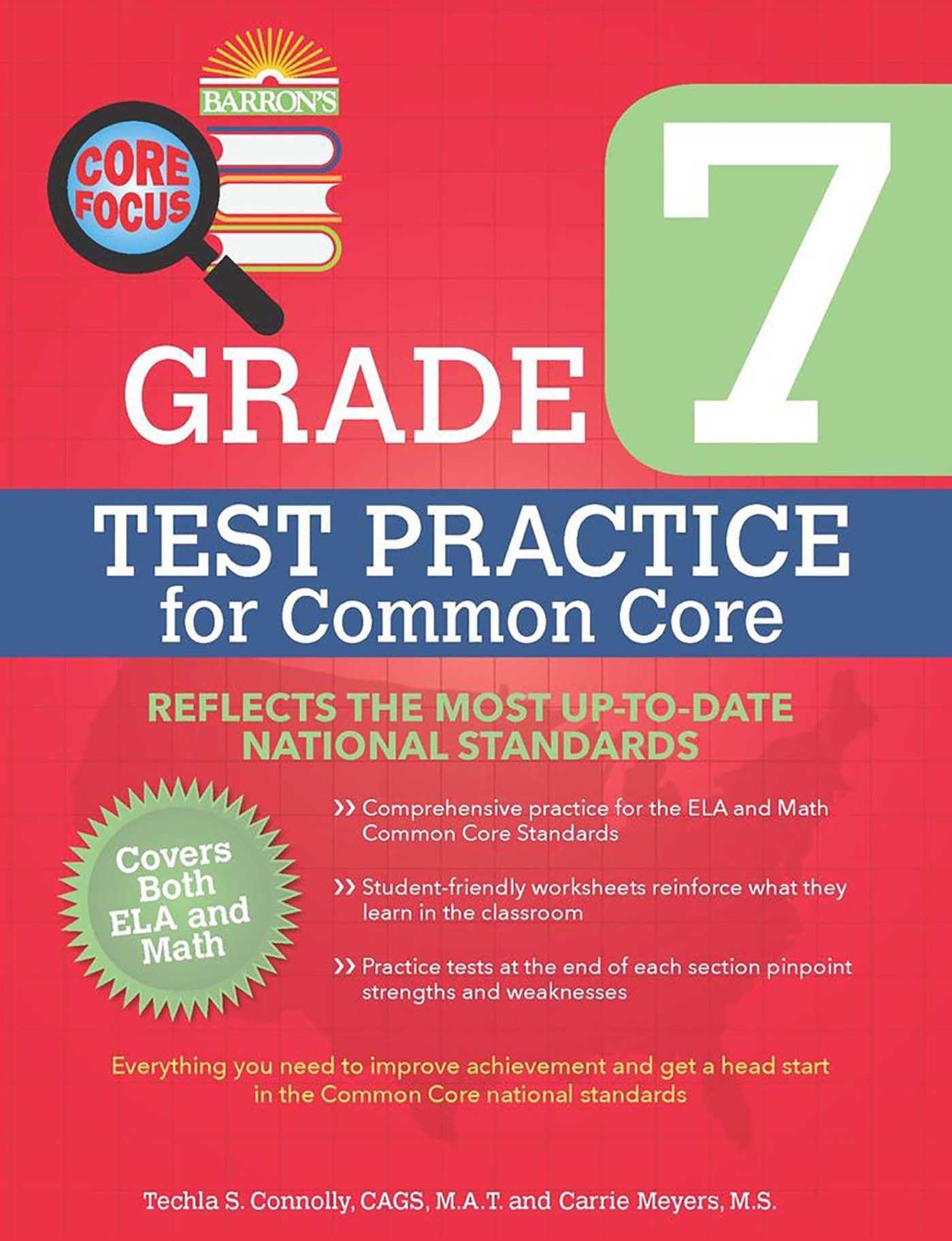 Core Focus Grade 7: Test Practice for Common Core (Barron's Core Focus)