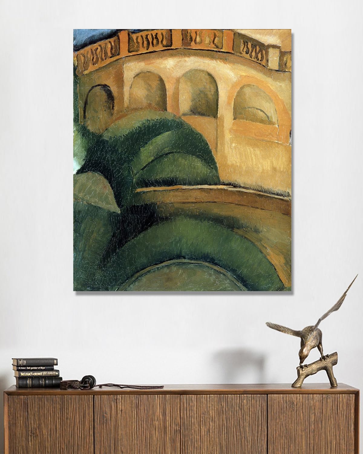 NHLDZYH Raoul Dufy Prints, (arkady), plakat podróżny w stylu vintage, sztuka impresjonistyczna, obraz ścienny na płótnie do dekoracji domu, 30 x 36 cm, tylko płótno