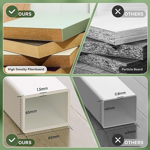 Miniatura 6 de Escritorio rodante para laptop, escritorio móvil inclinable de 180, altura ajustable, mesa de noche sobre la cama, escritorio portátil para