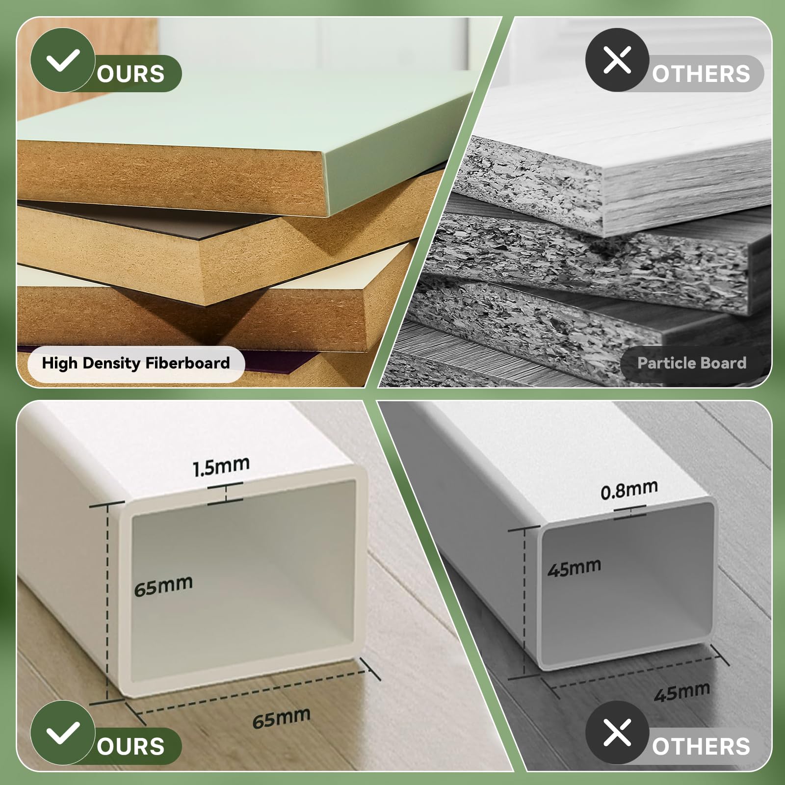 Rolling Laptop Desk 180 Tiltable Mobile Standing Desk Height Adjustable Overbed Bedside Table 32inch Portable Computer Desk with — view 6