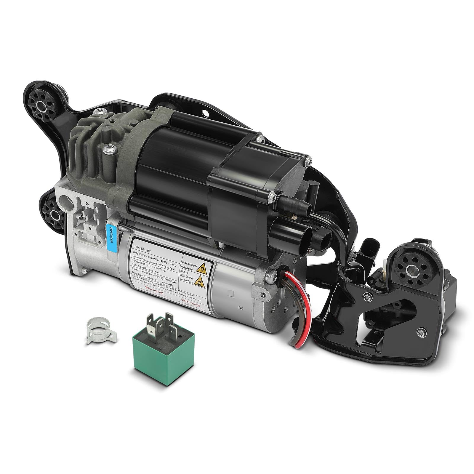 Frankberg Controllo del livello del compressore delle sospensioni pneumatiche Compatibile con X5 F15 F85 2013-2018 X6 F16 F86 2014-2019 Sostituisci# 37206875177