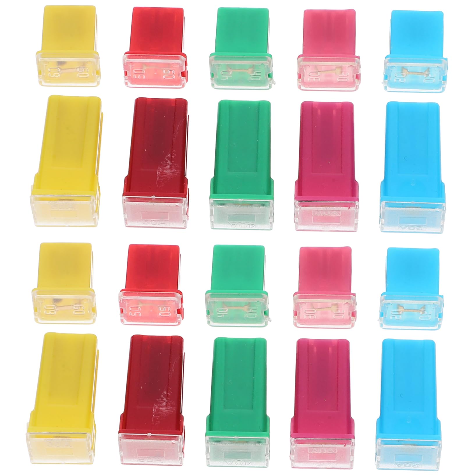 iplusmile 80pièces Kit De Fusibles Pour Automobile Assortiment Pratique De Fusibles De Sécurité Pour Voitures Et