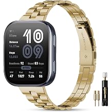 22mm Stainless Steel Watch Band Compatible with Amazfit Bip 6/Bip 5,Metal Watch Bands for Bip 5 unity/Active Max/Balance 2/Balance/Cheetah/GTR 4/GTR 3 Pro/GTR 3/GTR 2/GTR 2e/GTR 47mm Men Women