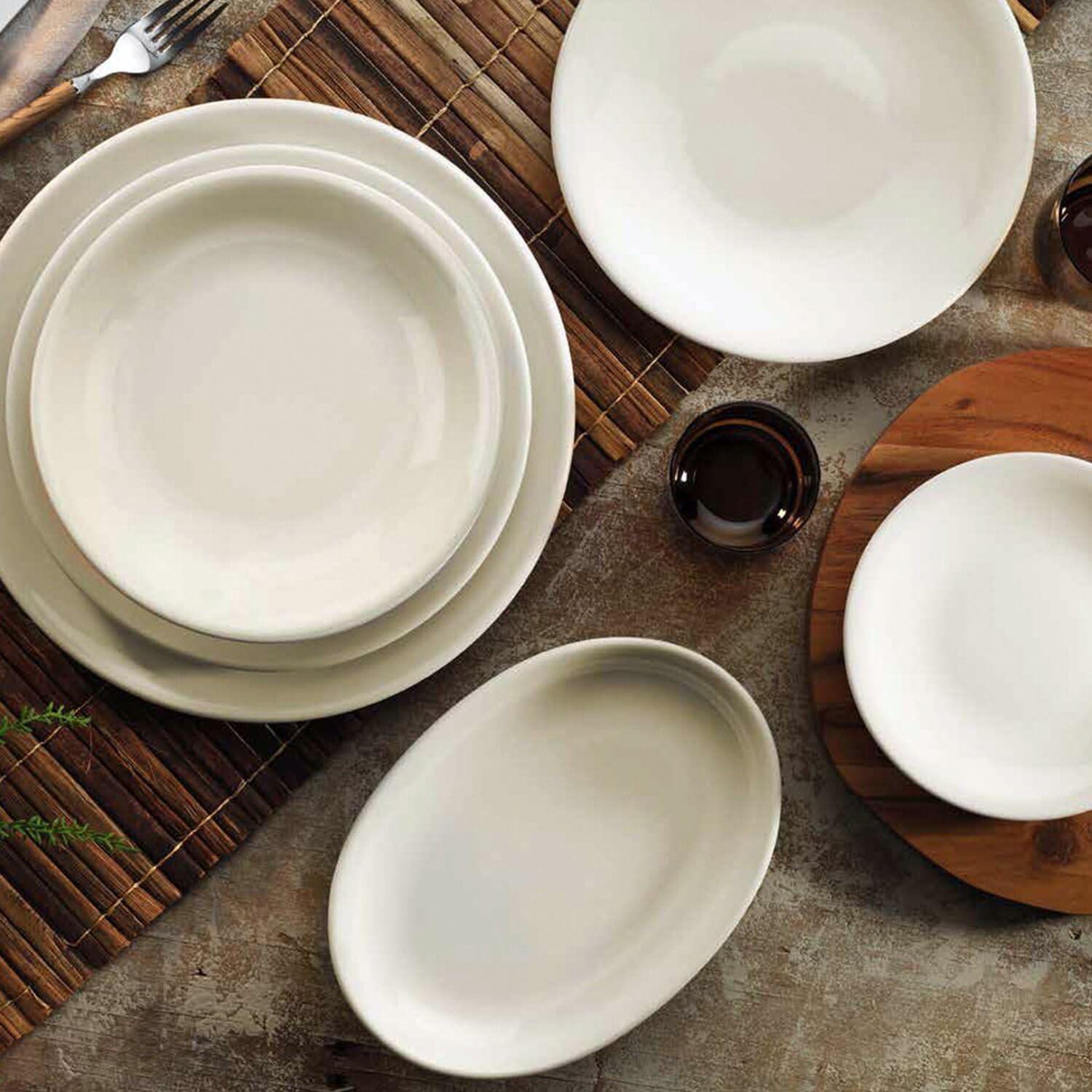 GGM Gastro | TTTEK21 | (12 Stück) TEOS - Teller - tief - Ø 210mm - Creme