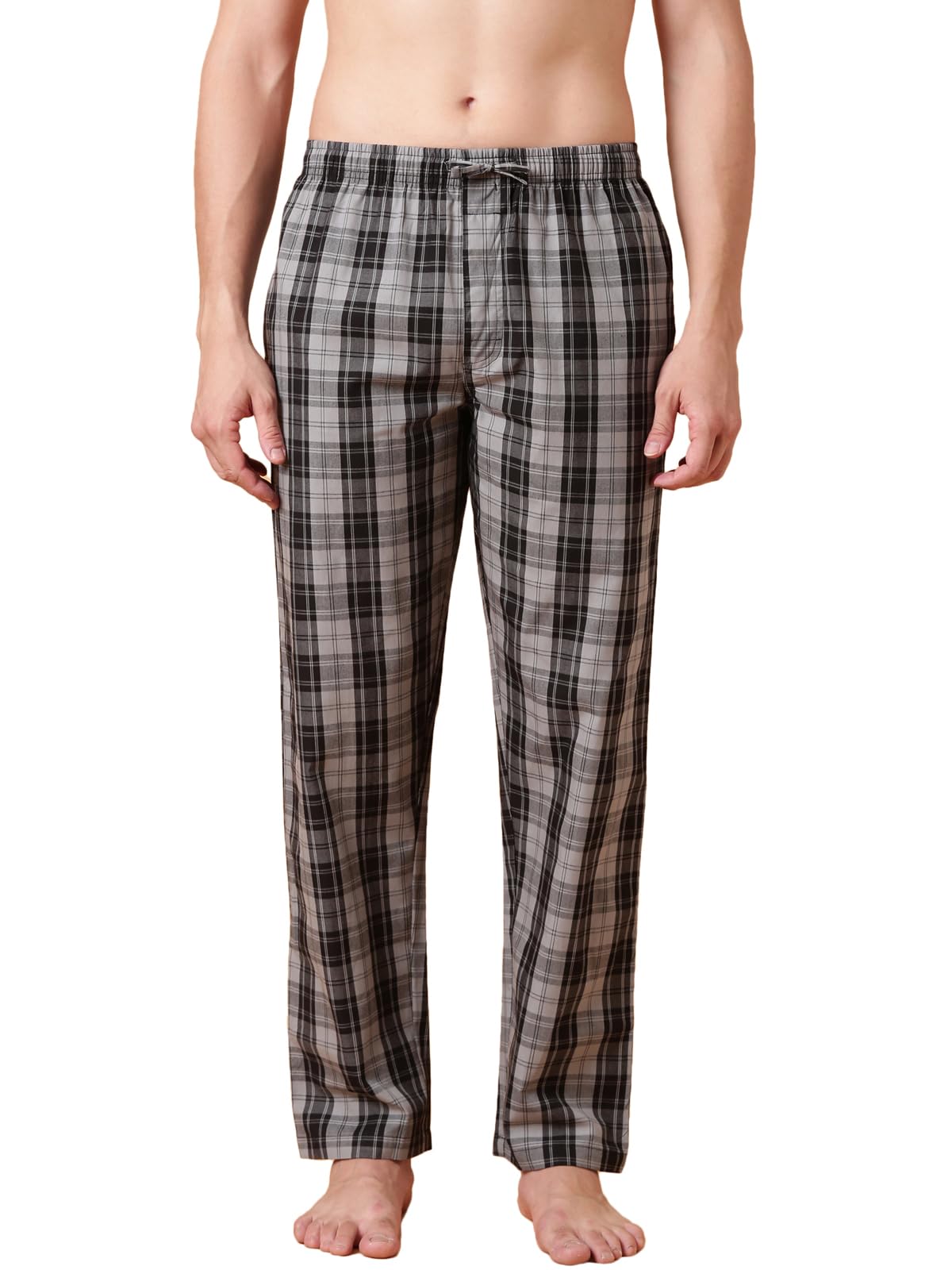 joven Men Checked Cotton Lounge Pant-picture-23