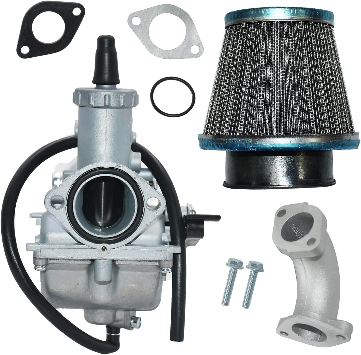 Angrebuild VM26 30mm Carb Carburetorfor Motorcycle PZ30 200cc 250cc Hawk Go-kart Taotao SunL JCL JetMoto Kazuma Baja Quad ATV Dirt CRF KLX TTR XR Pit Dirt Bike Motocross