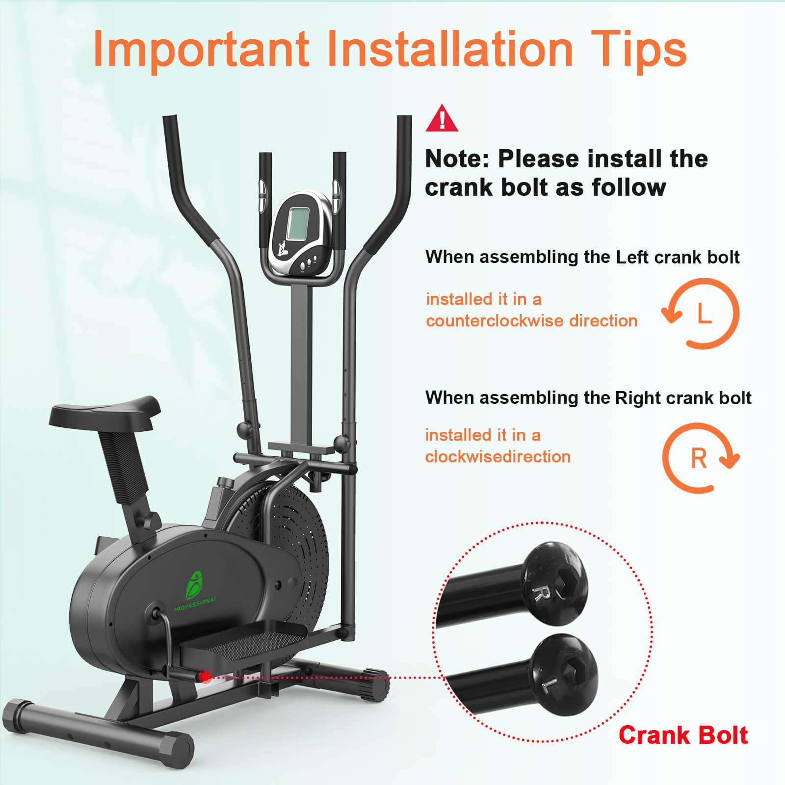 Neezee Crosstrainer für zu Hause, Kompakter 2-in-1-Ellipsentrainer Eliptica Stepper mit LCD-Monitor, Ergonomischem Sitz, Verbesserter Einstellbarer Widerstand, Maximales Gewicht 120 KG