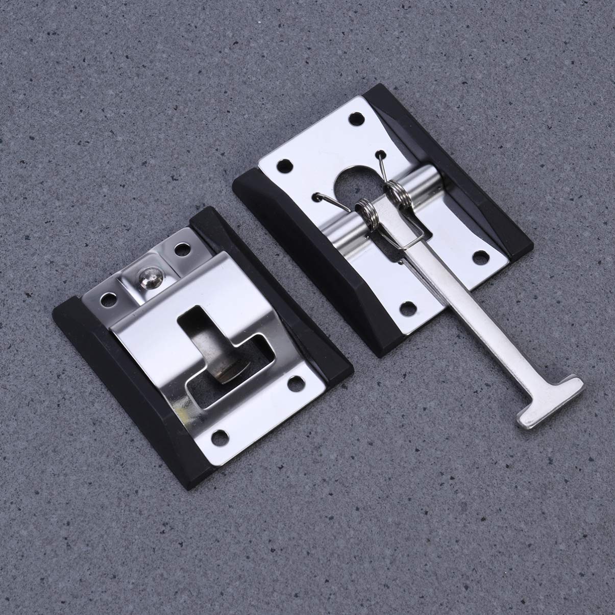 VORCOOL T Style - Porta di ingresso con cerniera in acciaio INOX per rimorchio camper