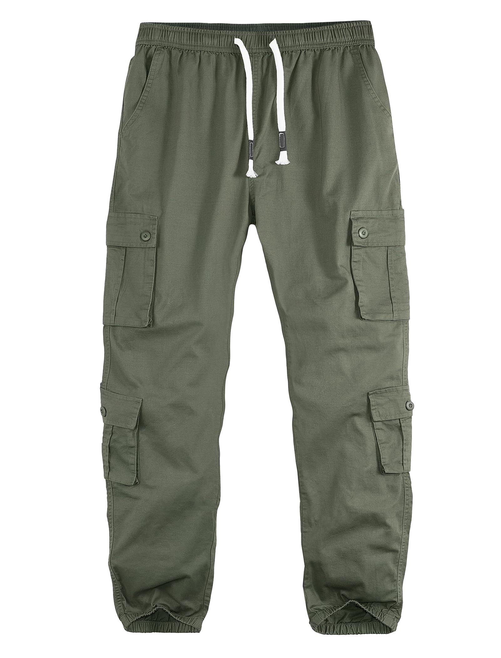 APTRO Herren Cargo Hose Camouflage Freizeithose Elastische Taille Arbeitshose Lange Baumwolle Jogginghose mit 8 Tachen LT23