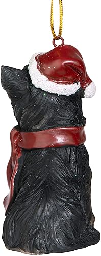 Miniatura 4 de Design Toscano - Figura de perro para decoración navideña.