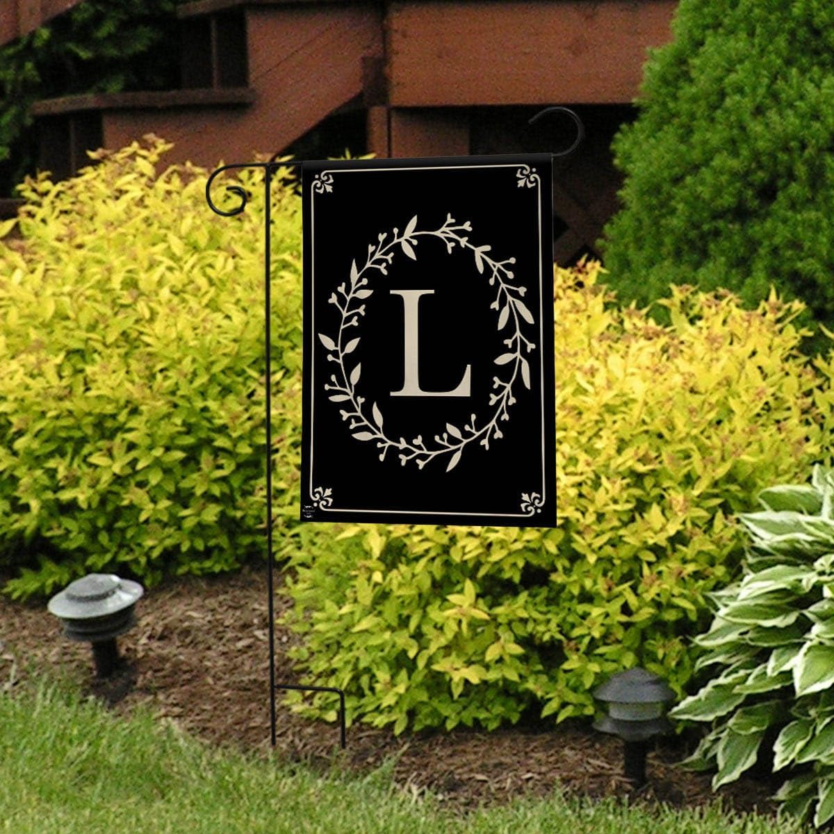 Briarwood Lane Classic Monogram Letter L Garden Flag - Image 3