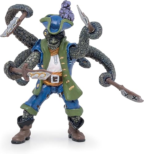 Miniatura 1 de Papo - Pintado a mano - Fantasía - Octopus Mutant Pirate - 39482 - Coleccionable - para Niños - Adecuado para Niños y Niñas - a partir de 3 años