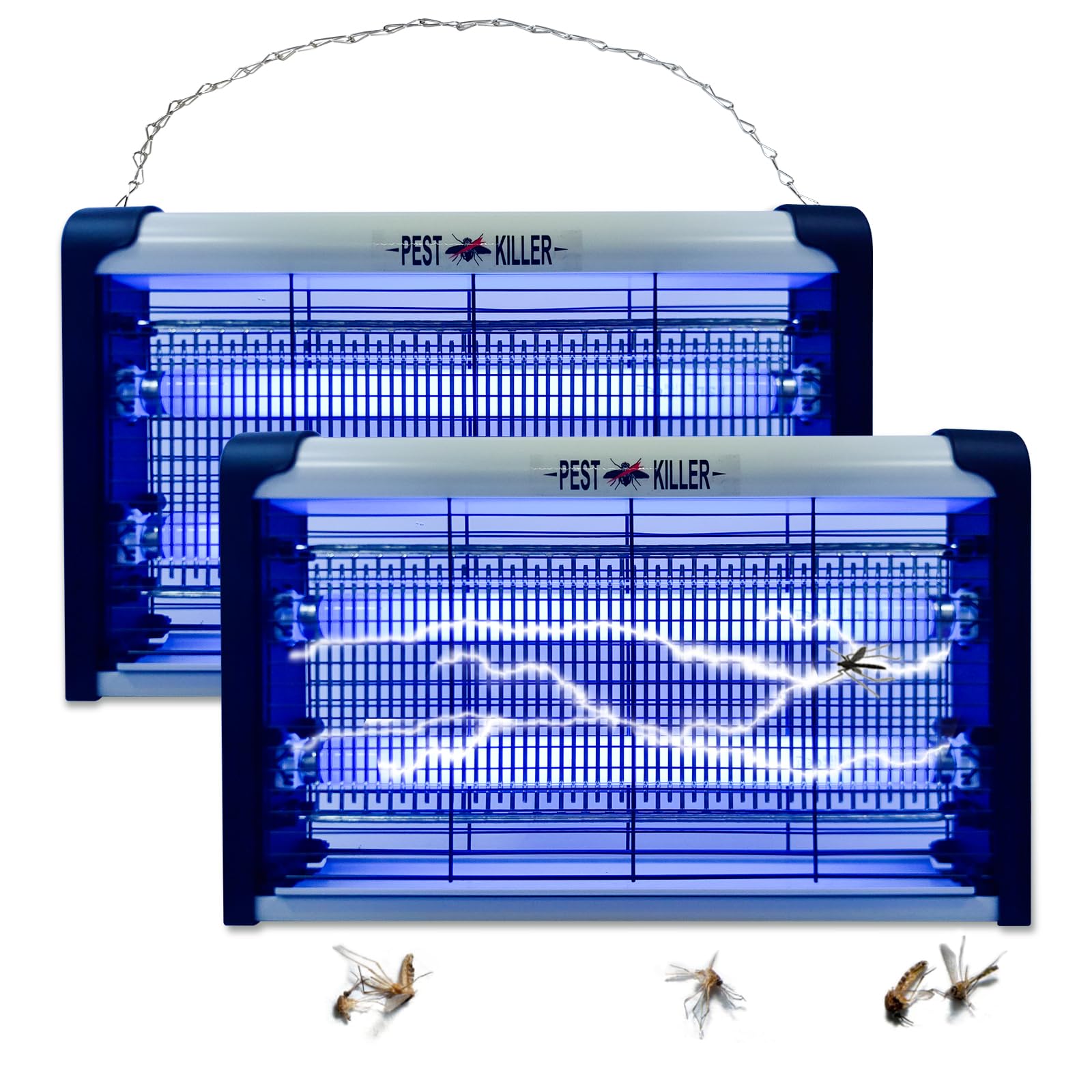 20W Elektrischer Insektenvernichter für den Innenbereich, Mückenfalle mit UV-Licht, Insektenvernichter für Zuhause, Büro, Restaurant