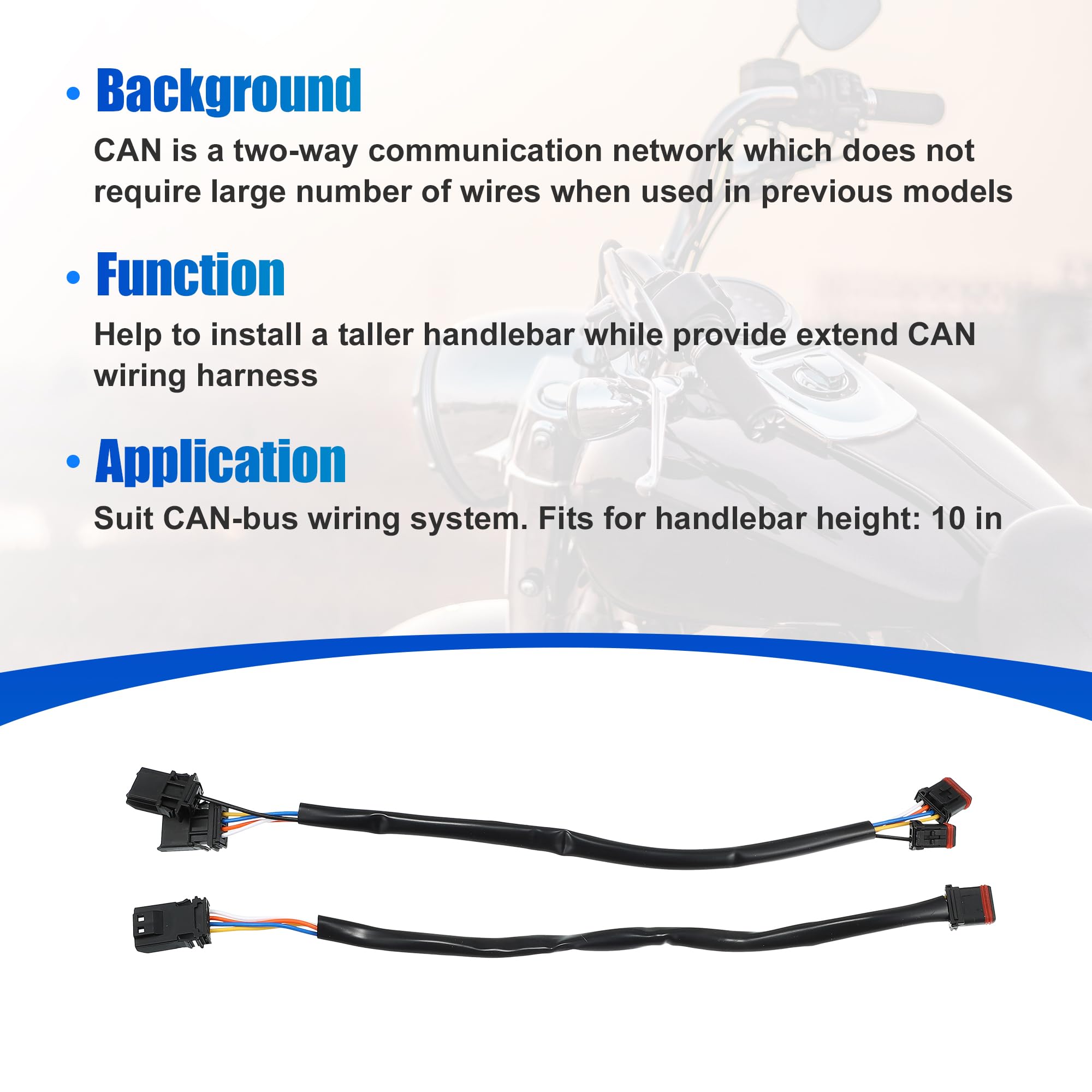 スポーツスターノーマルワイヤーでアタックバー配線へこみ加工有
