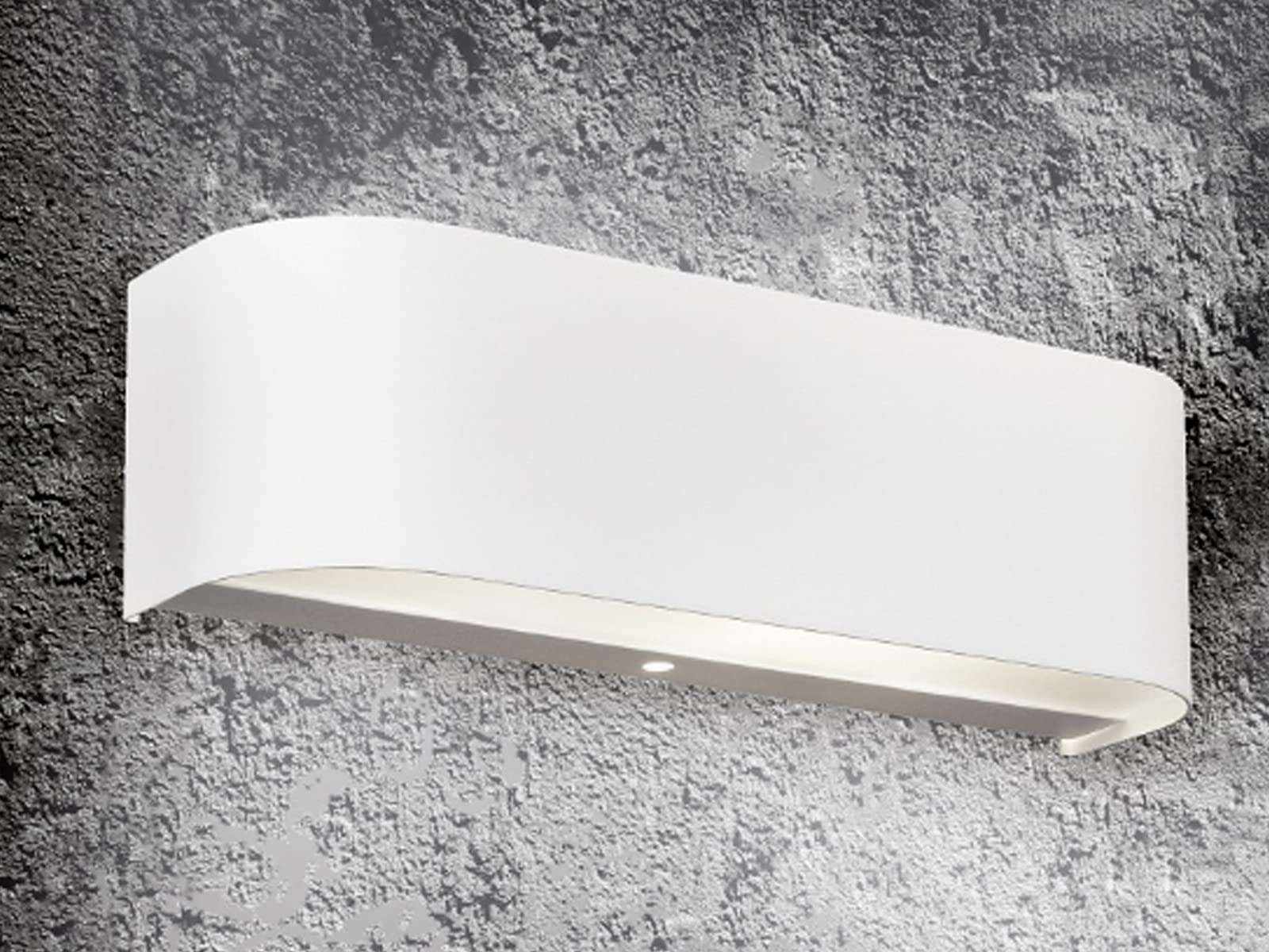 Trio Leuchten LED Wandleuchte 220810201 Adriano Aluminium weiß, Glas weiß satiniert, 2 x 3.1 Watt LED
