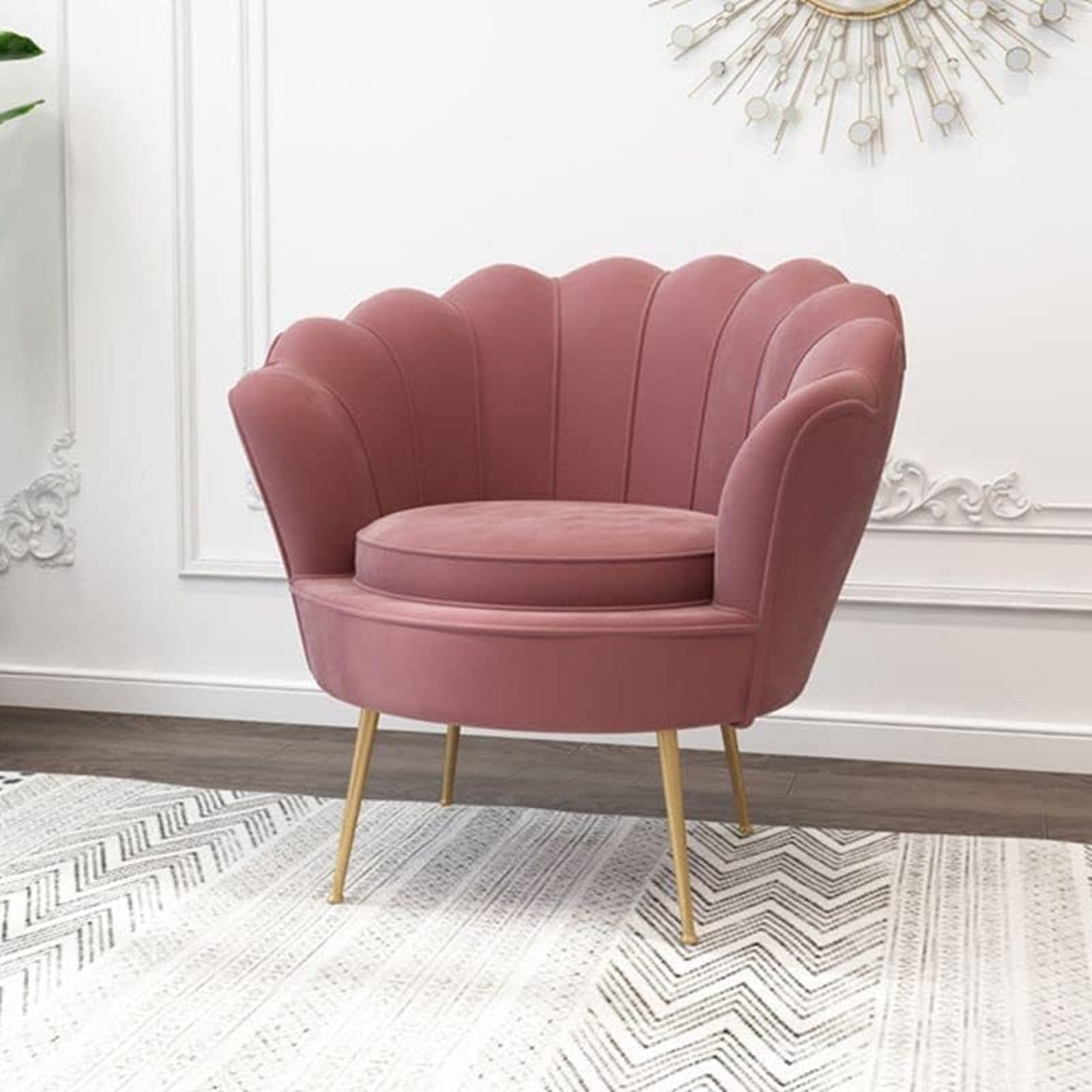 VELVET ENTERPRISES Modern Arm Chair Single Sofa, Soft Living Room