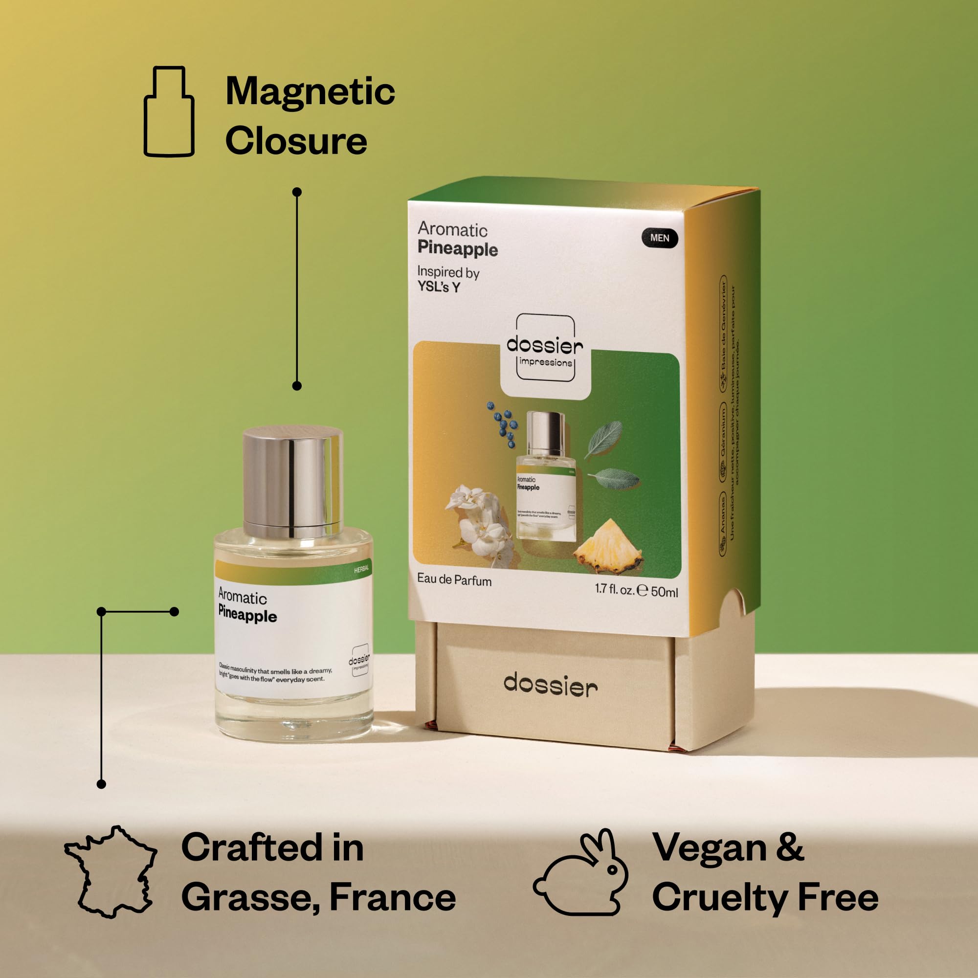 Amazon.com : Dossier - Aromatic Pineapple - Eau de Parfum