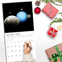 Vista 76 de RED EMBER Astronomy 2026 Wall Calendar 12 Month 12" x 24" Open Thick & Sturdy Paper Giftable Calendar 2026