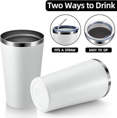 Miniatura 4 de MEWAY - Taza termo para café de 16 onzas