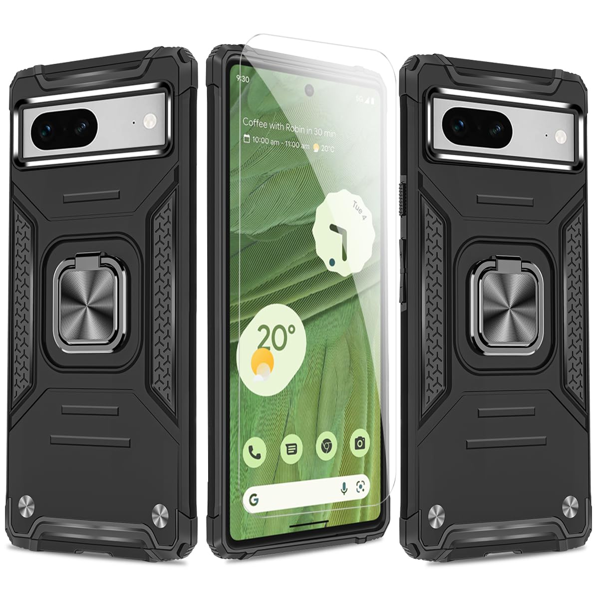 Amazon.co.jp: JSCOMYAP Google Pixel 7a ケース用 + 强化ガラス