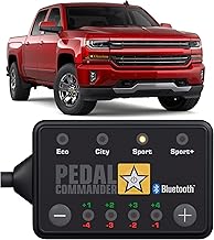 PEDAL COMMANDER Throttle Response Controller Compatible with Chevrolet Silverado 2007-2018,1500, 2500HD, 3500HD, Plug-and-Play, 4 Modes 36 Sensitivity Levels, App Control Anti-Theft, Truck Accessories