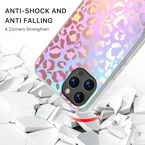 Miniatura 7 de MYBAT PRO - Bonita funda delgada y de cristal transparente con brillantina de la serie Mood para iPhone 12/12 Pro, 6.1 pulgadas, elegante funda