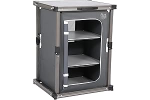 TIMBER RIDGE Lightweight Portable Aluminum Heat Resistant Storage Camp Cook Station